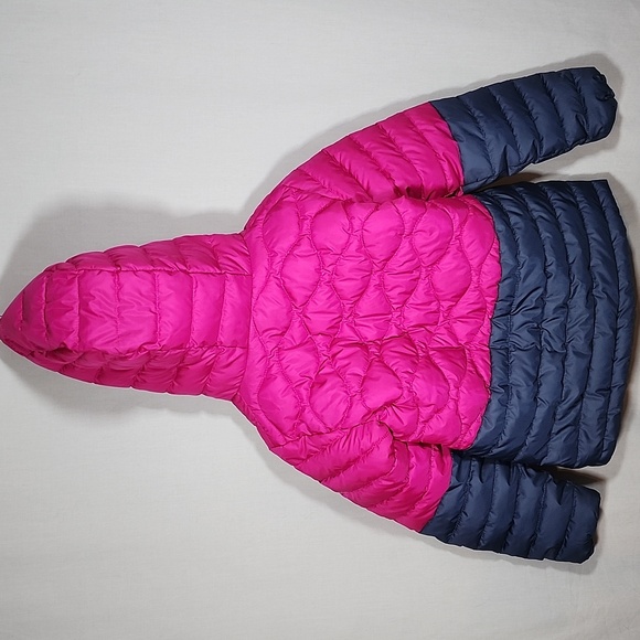 Columbia Pink and Navy Kids Puffer Jacket Size S (7/8) - Picture 2 of 4
